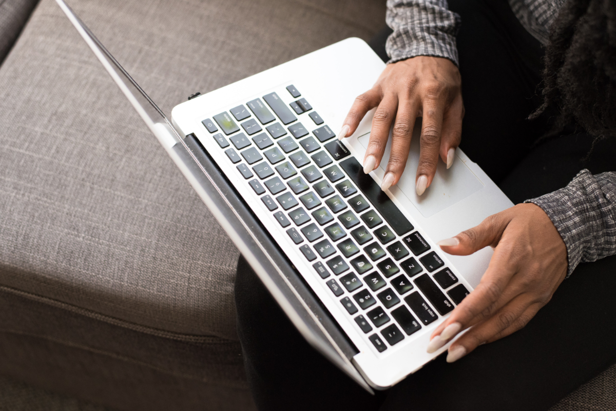 wedding photographer laptop writing contract